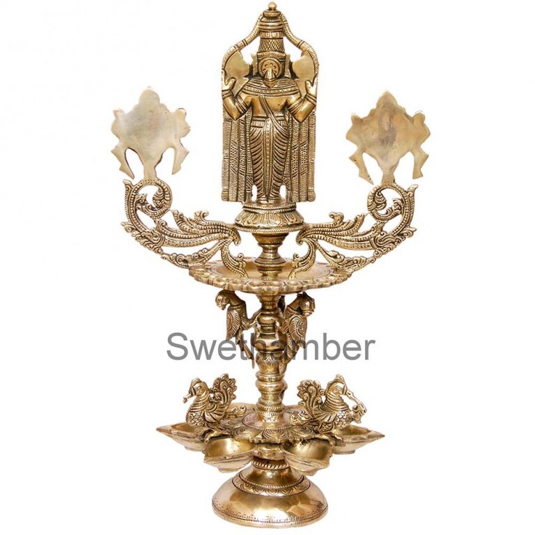 Brass Made Sin Destrovery Idol Of Lord Balaji MH767
